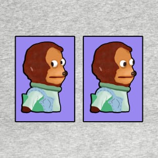 Awkward Monkey Looking Away Puppet Meme T-Shirt